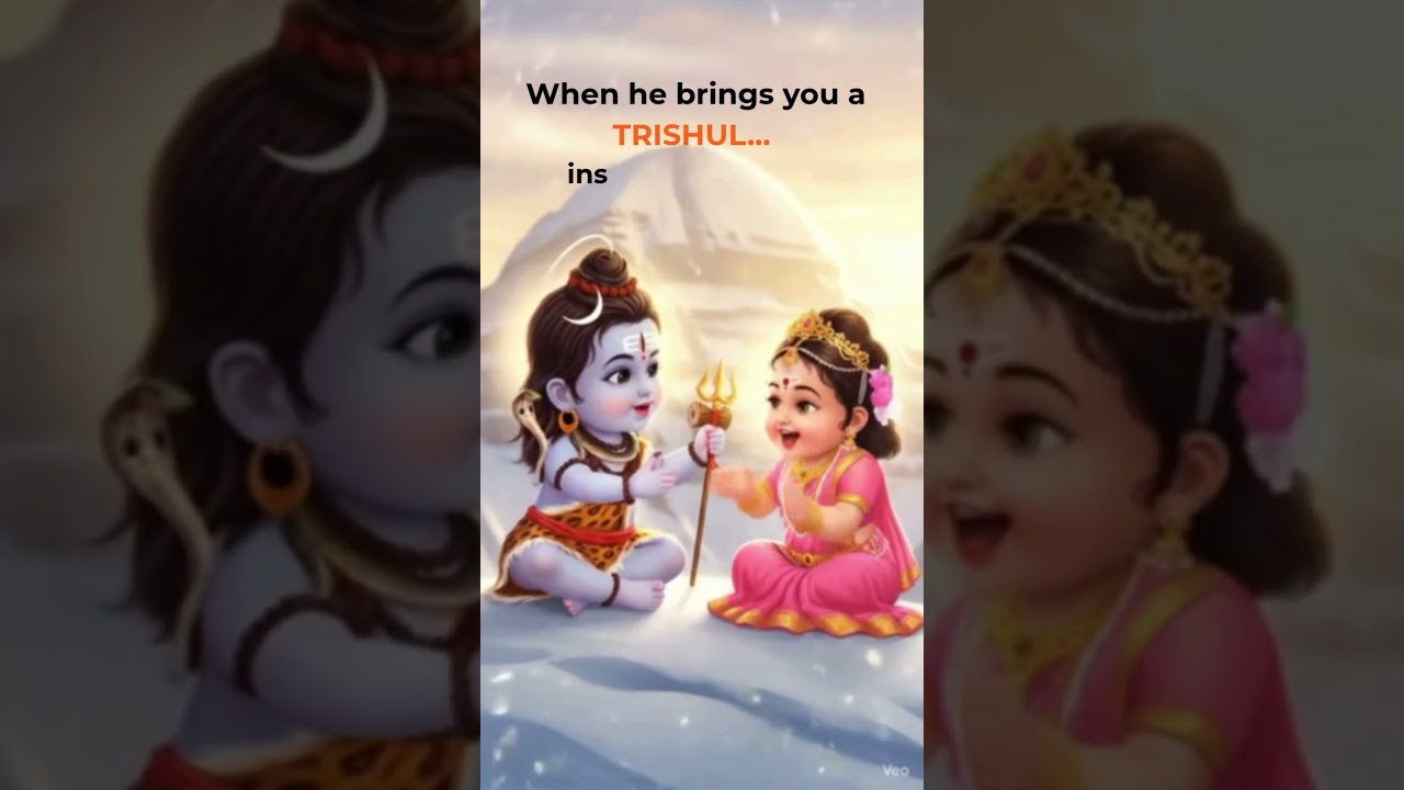 Divine Love&hellip; Baby Version #mahadev #mythoverse #mythology