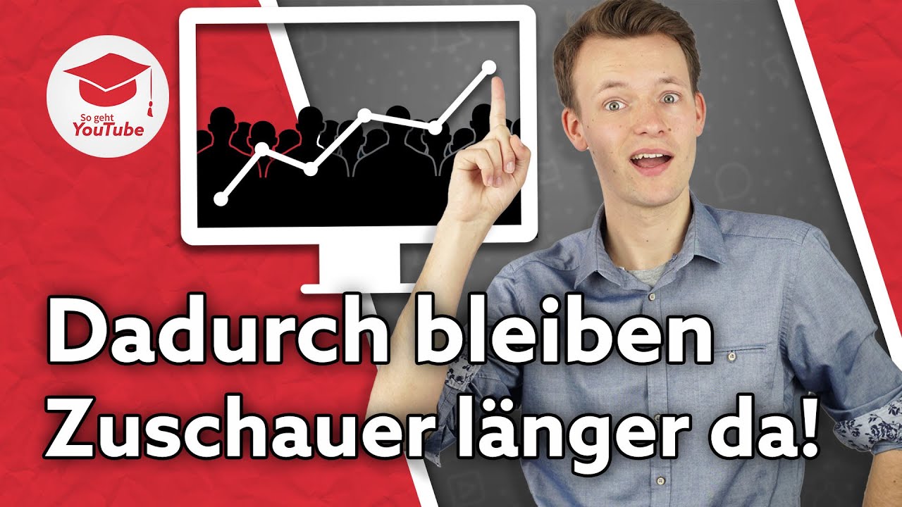 Du schaffst keine Zuschauerbindung &uuml;ber 50%? Dann mach das! #WiegehtYouTube