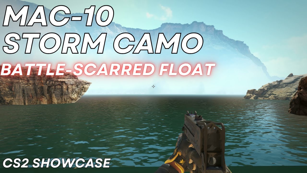 MAC-10 Storm Camo (Battle-Scarred) | CS2 Skin Showcase #1670