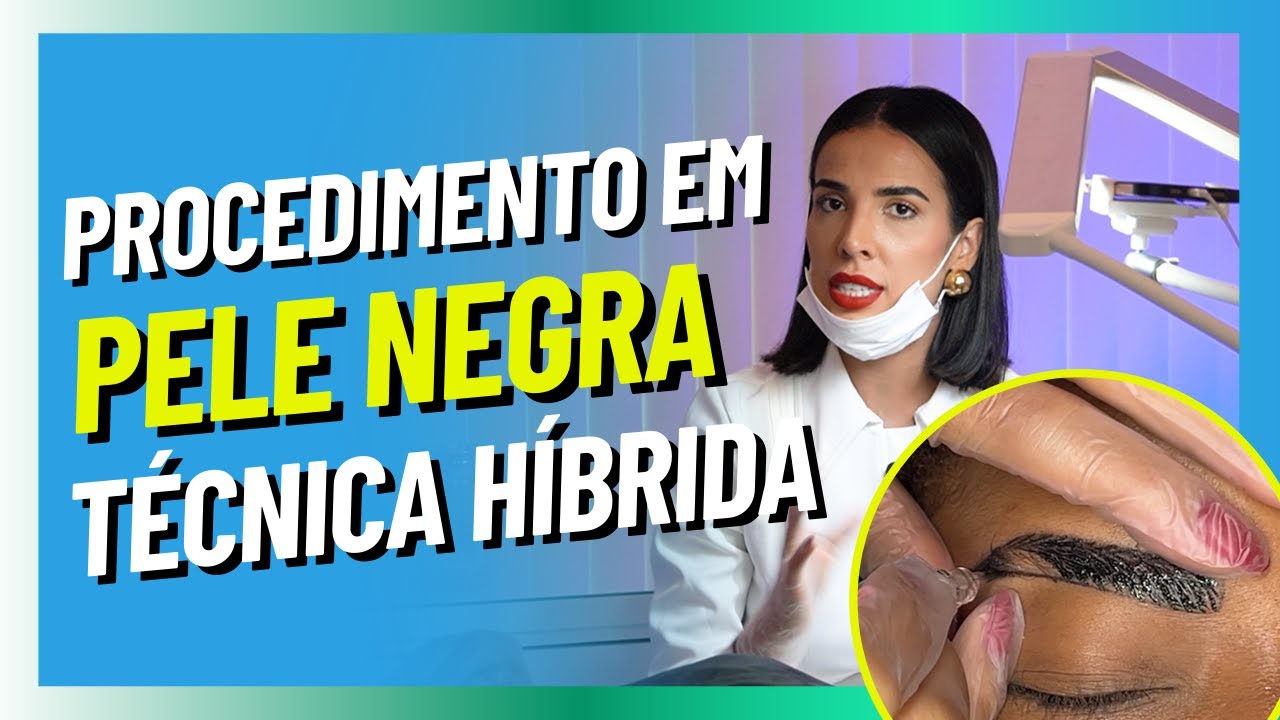 Passo a passo completo de Microblading + Shadow em pele negra