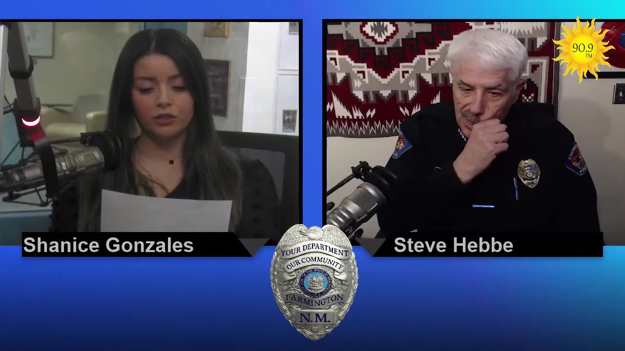 The Cop Shop with FPD: Chief Steve Hebbe & P.I.O. Shanice Gonzales.