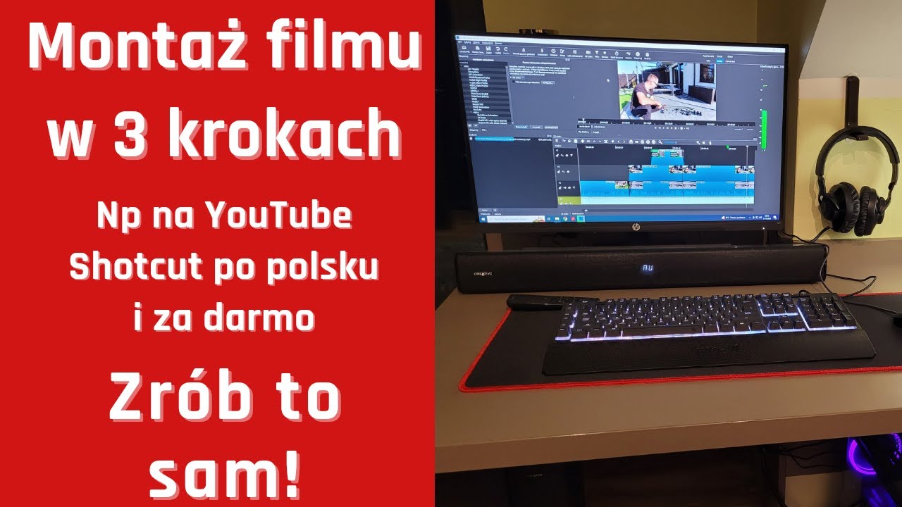 Простое редактирование видео YouTube с помощью бесплатной программы Shotcut PL — своими руками