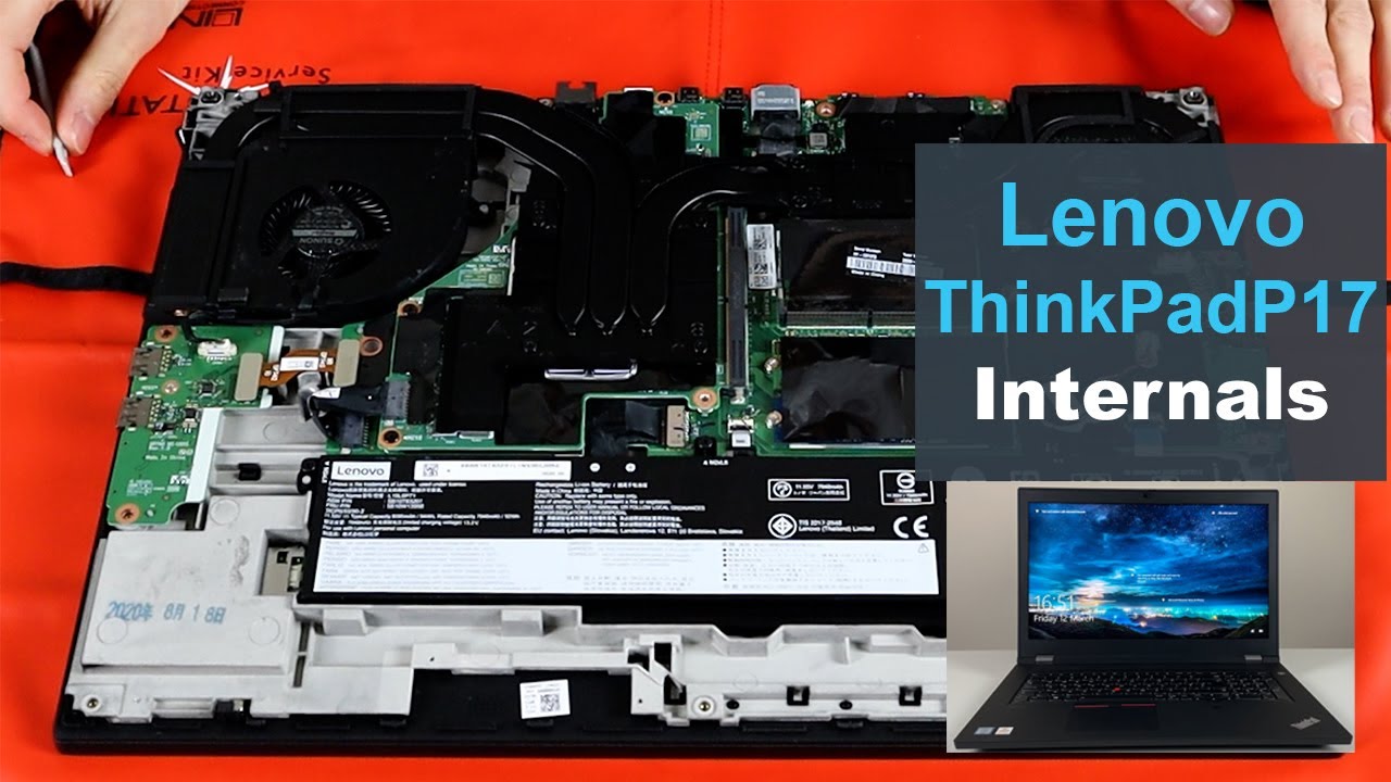 Lenovo ThinkPad P17 Gen 1: модернизация SSD и ОЗУ (разборка)