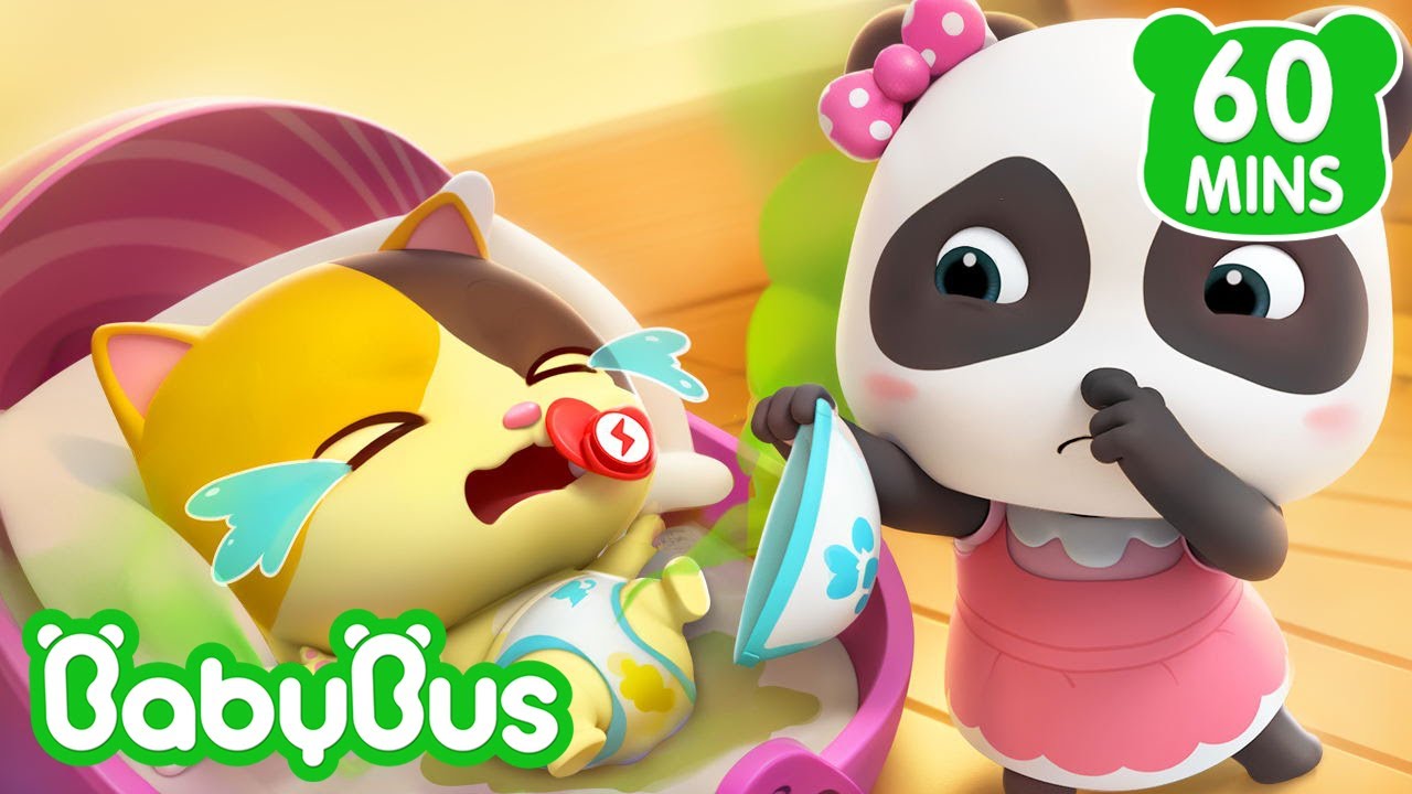 🍼 Vamos Cuidar de Você, Bebê Mimi! | 1 HORA DE BABYBUS | Músicas Infantis em Português