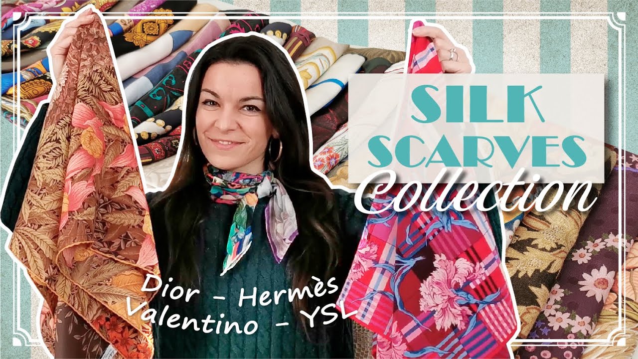Silk Scarves Collection | HIGH END BRANDS | Preloved and Vintage!!!