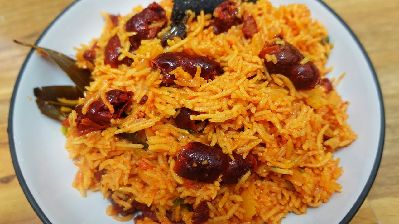 Goan Sausage Pulao Recipe | Goan Choris Pulao | Goan Pork Recipe | Chorizo Rice | Ivon's Kitchen