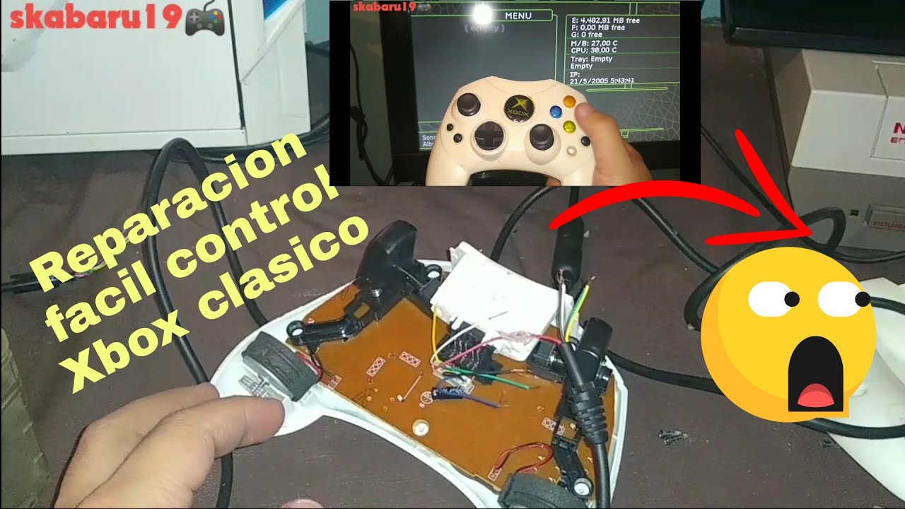 Reparando control Xbox clasico Copia (Facil)