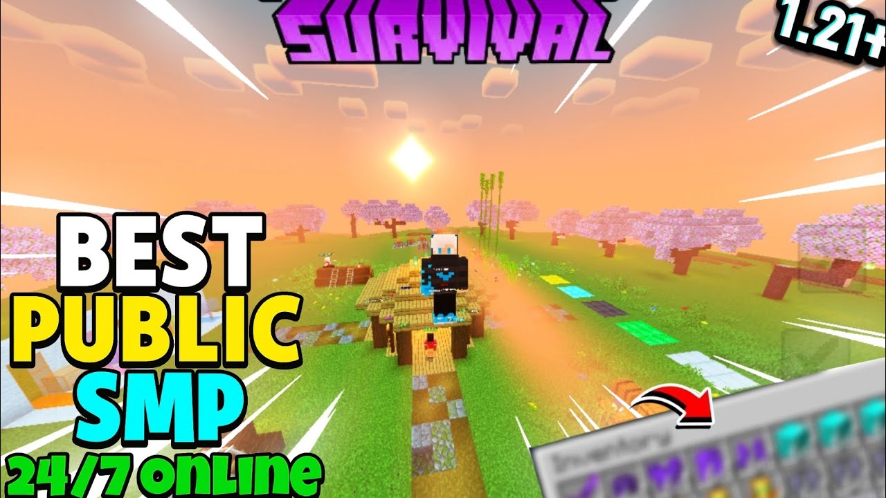 Best Free Survival SMP Server 2026 🔥 | Minecraft Java + Bedrock | 24/7 Online | Anyone Can Join 🤯
