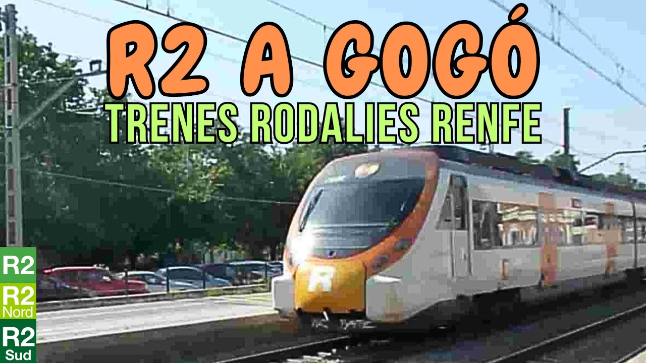 RODALIES RENFE línea R2. Trenes Civia, 447, 450 TREN BUQUE