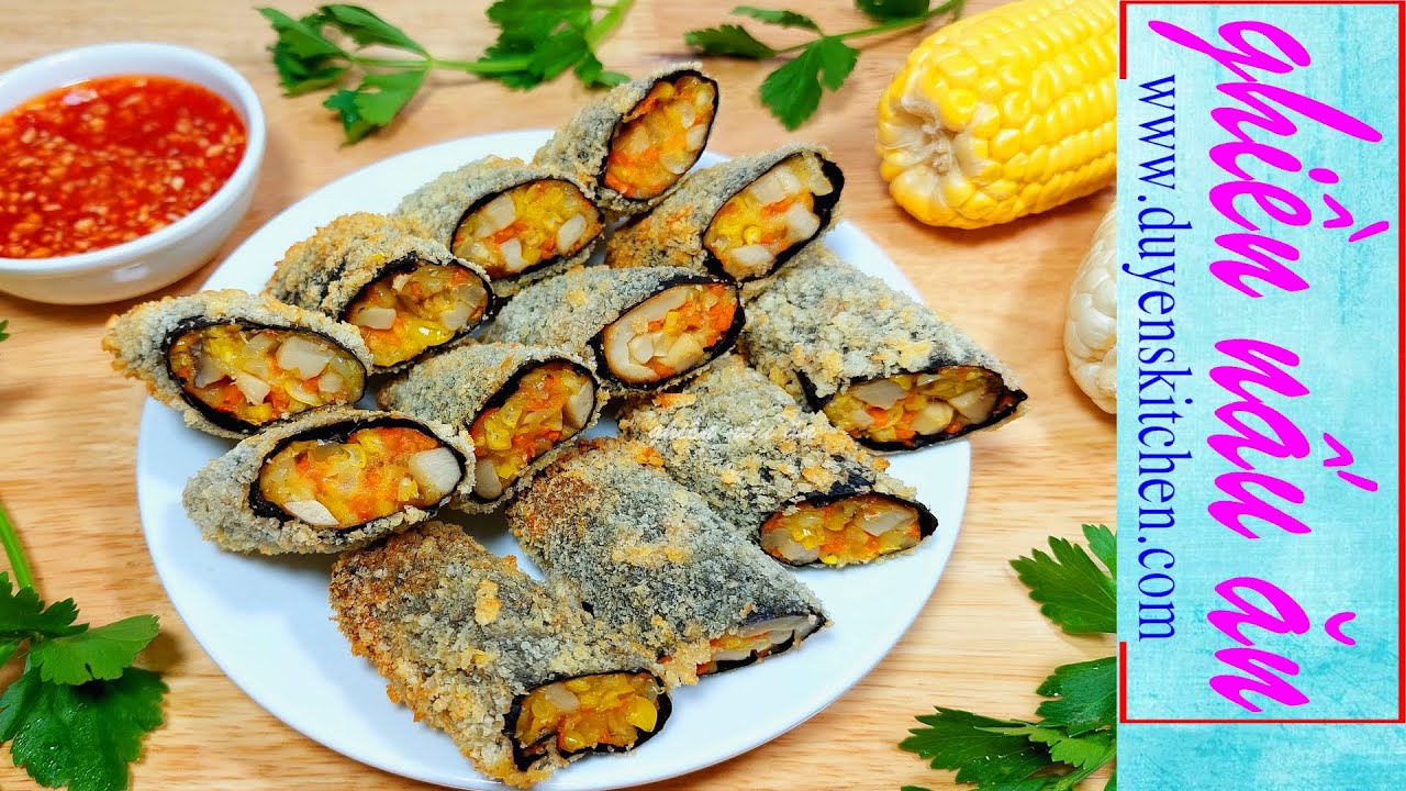 Chả Giò Rong Biển Giòn Rụm Không Hút Dầu | Chả Giò Chay | Món Chay By Duyen's Kitchen | Ghiền nấu ăn