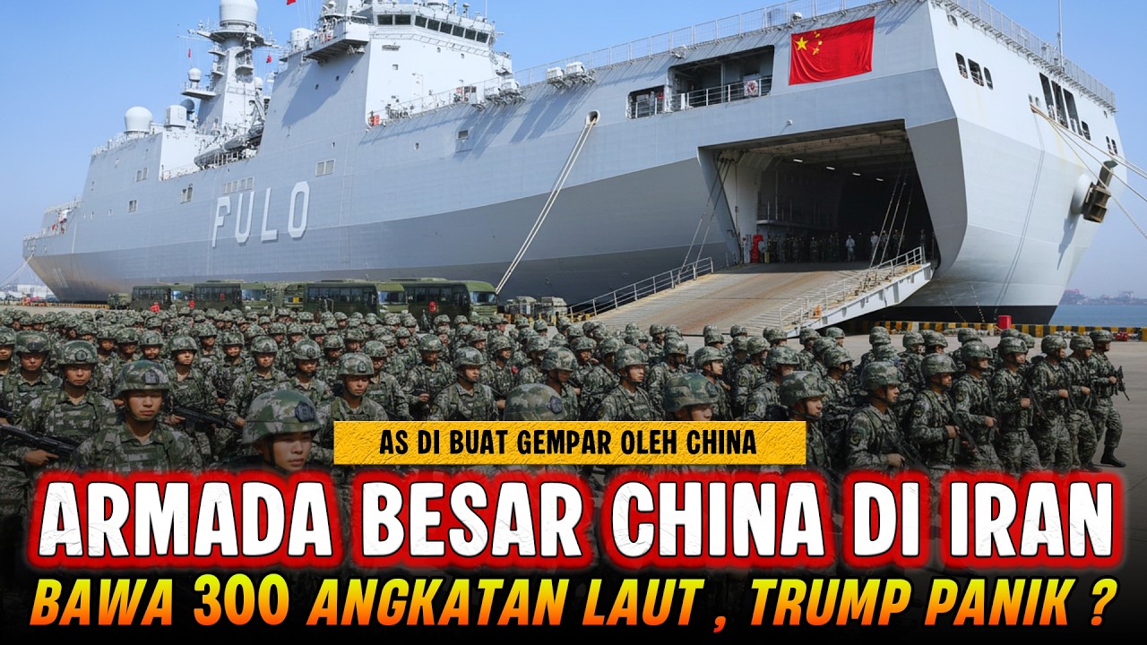 ANGKATAN LAUT CHINA TIBA DI IRAN‼️AS SAMPAI SURUH MILITERNYA KEMBALI KE SEKUTU ISR4EL‼️