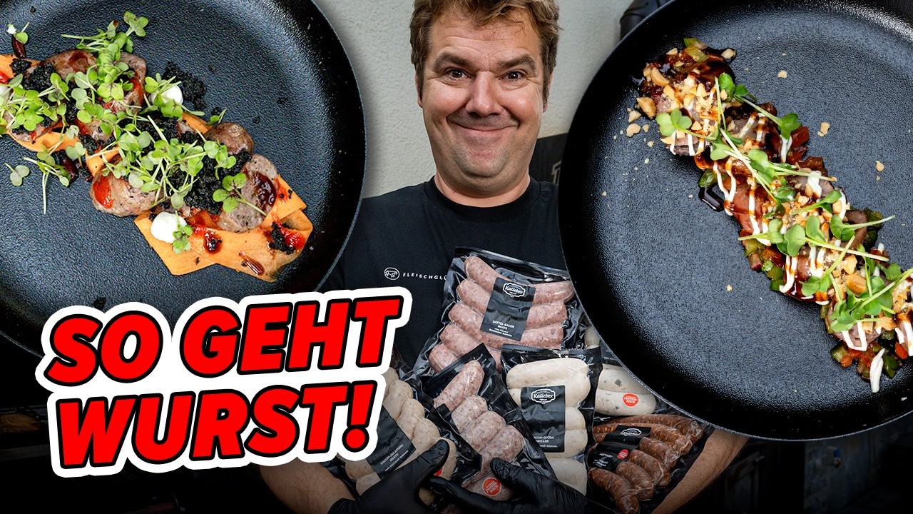 So hast du Bratwurst noch nie gegessen! LOADED WURST!
