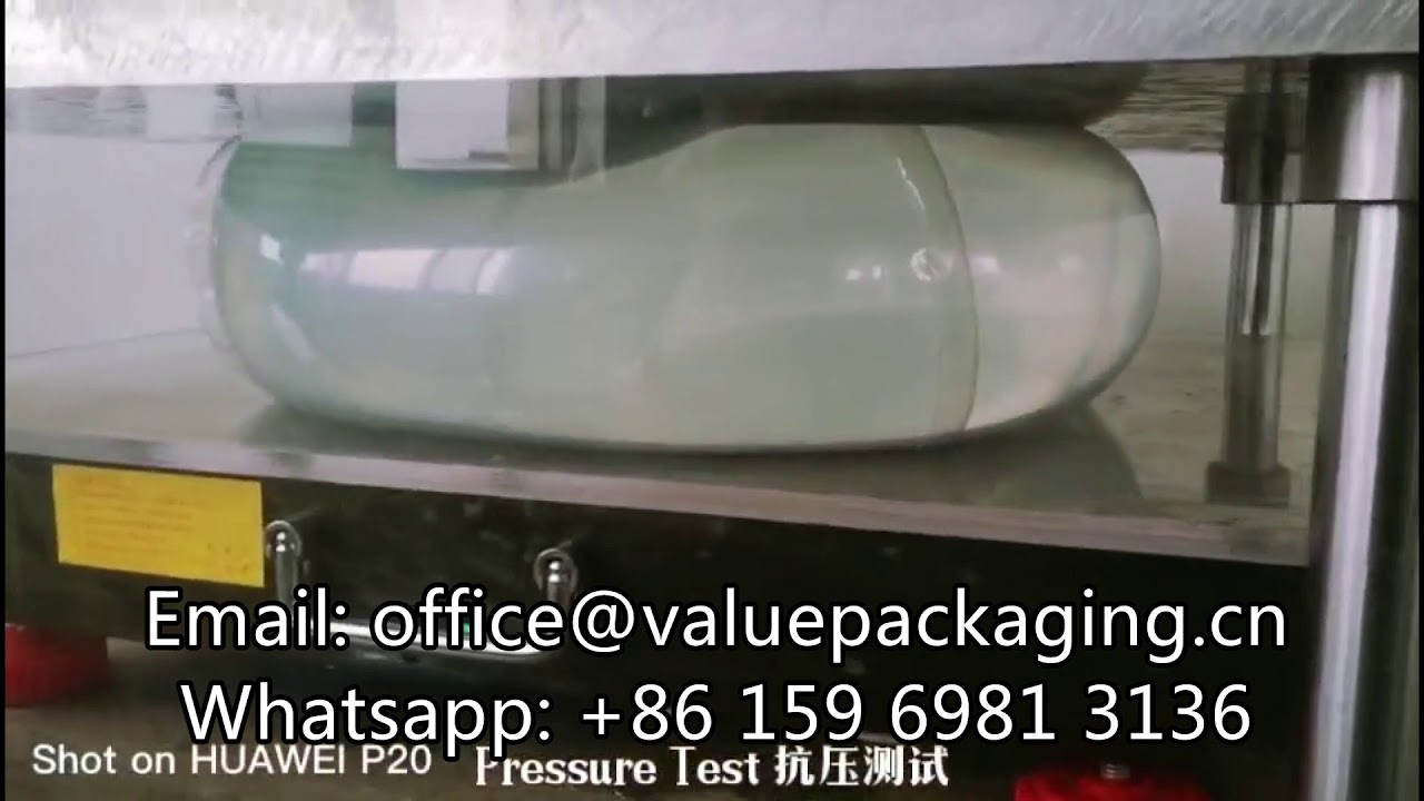 124 Anti-pressure tests for bag-in-box cheertainer