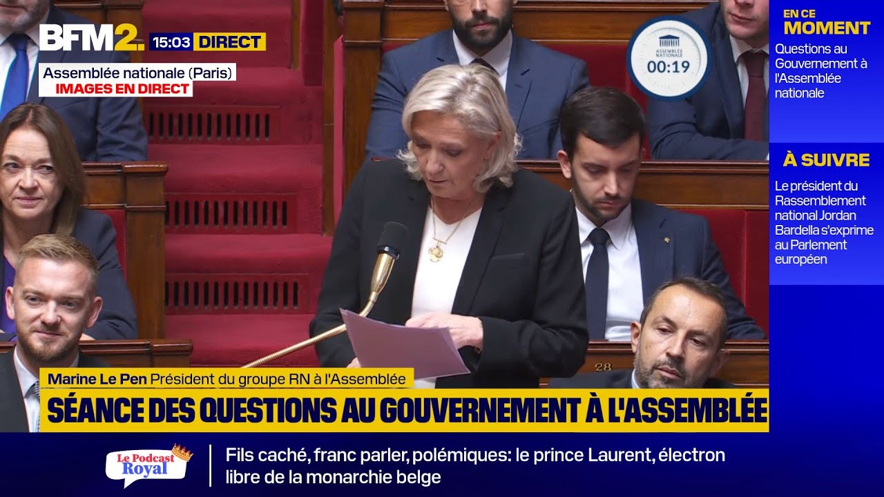 🟡Suivez en direct la s&eacute;ance des questions au gouvernement &agrave; l'Assembl&eacute;e #BFM2
