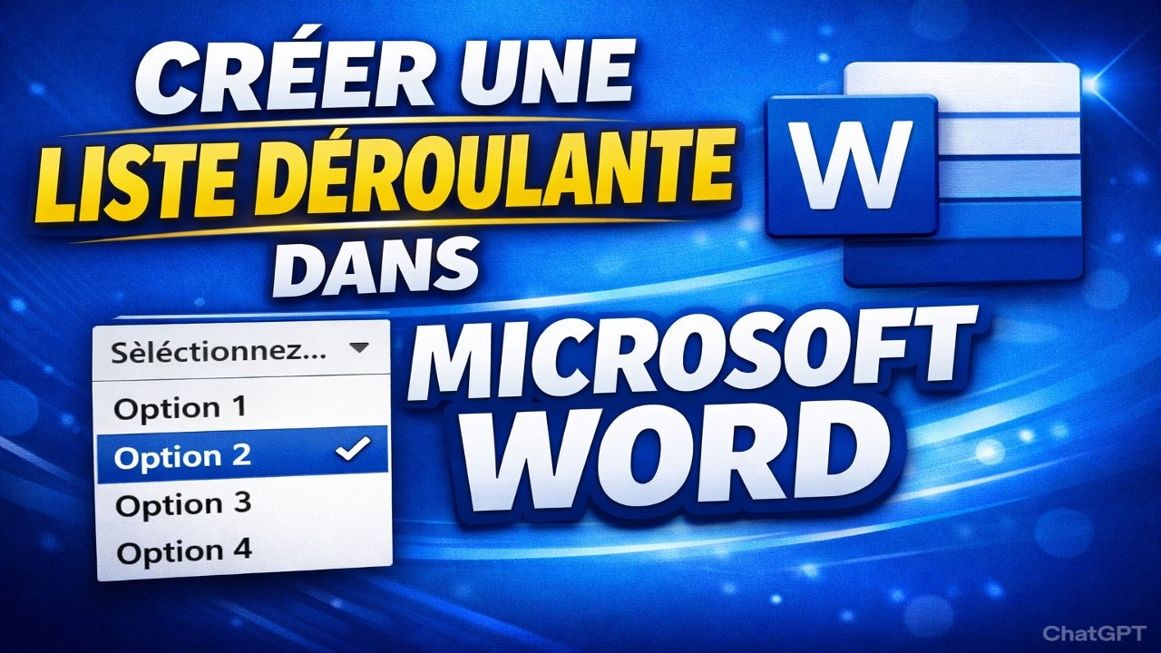 📝 Comment Créer Une Liste Déroulante Dans Microsoft Word Facilement