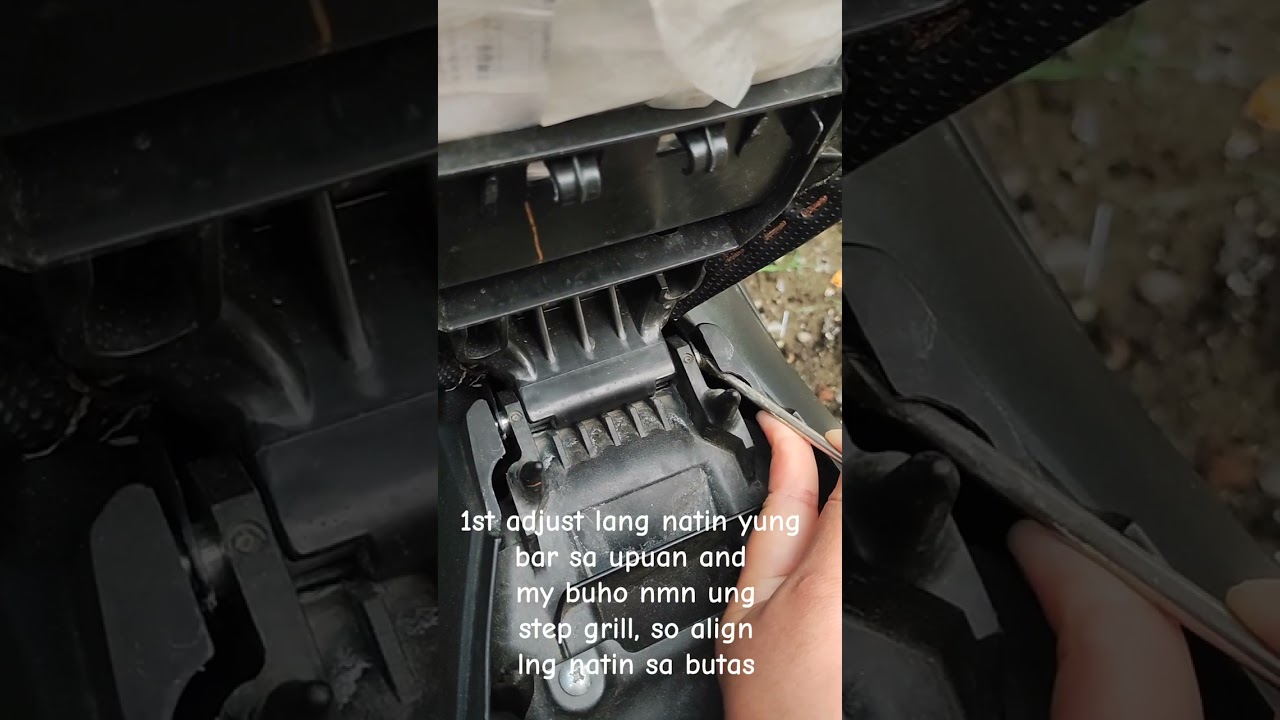 how to install step grill for sniper 155R