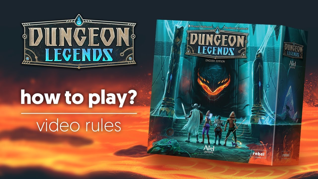 Dungeon Legends - How To Play - board game rules