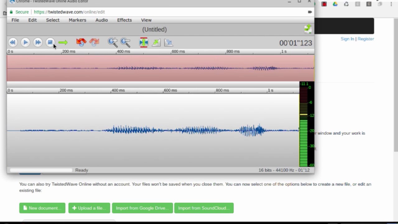 Recording and Turning in Audio Assignments
