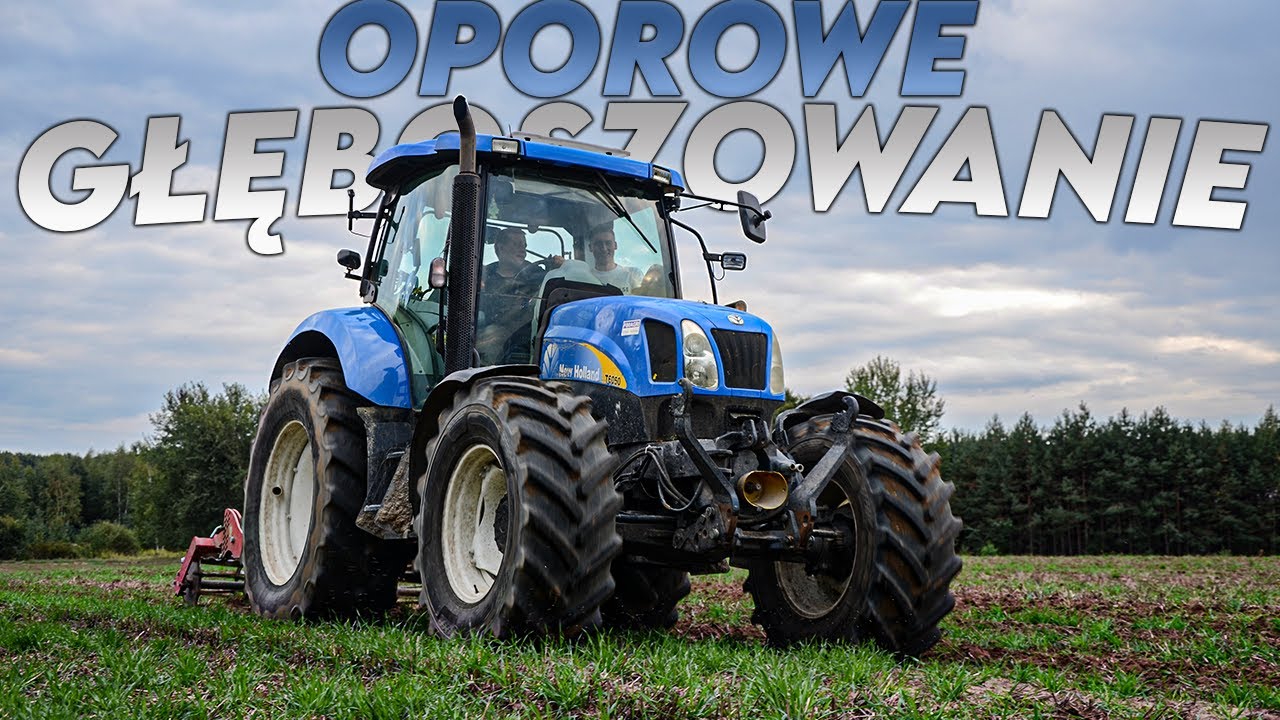 😱Ryk New Hollanda!😱Wapnowanie i głęboszowanie💥New Holland t6050, Case MXU 110🔥 Gr.Ryczkowski🔥