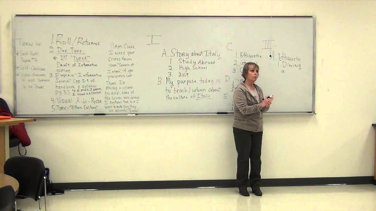 Informative Speech