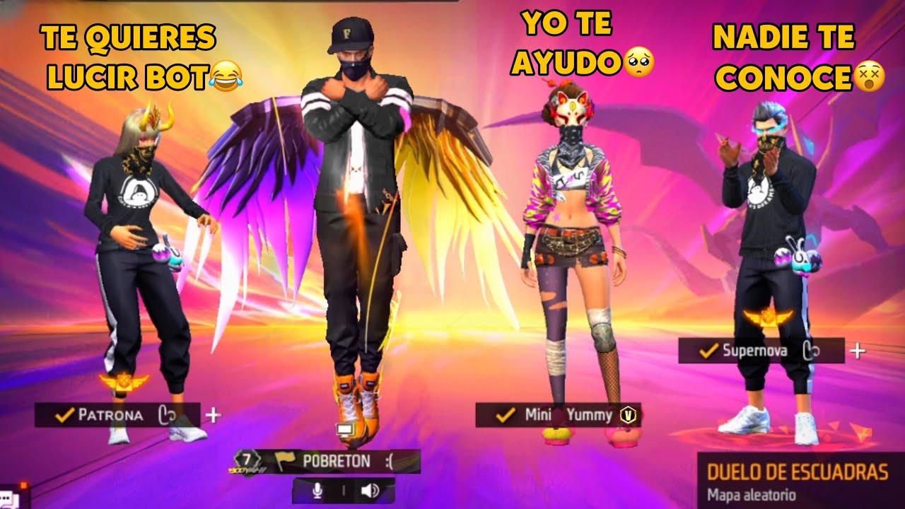 Mi nueva dua influencer me defiende de esta chica que me trae a su dúo toxico😭y los humille en pvp🤡