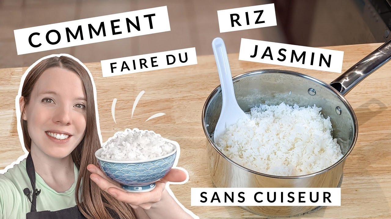 COMMENT CUIRE DU RIZ JASMIN DANS UNE CASSEROLE - HOW TO COOK JASMIN RICE - HOP DANS LE WOK!