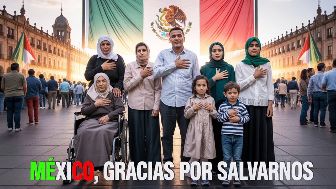 😭 FAMILIA PALESTINA AGRADECE ENTRE LAGRIMAS a MÉXICO por DARLE UNA NUEVA OPORTUNIDAD DE VIDA 🇲🇽