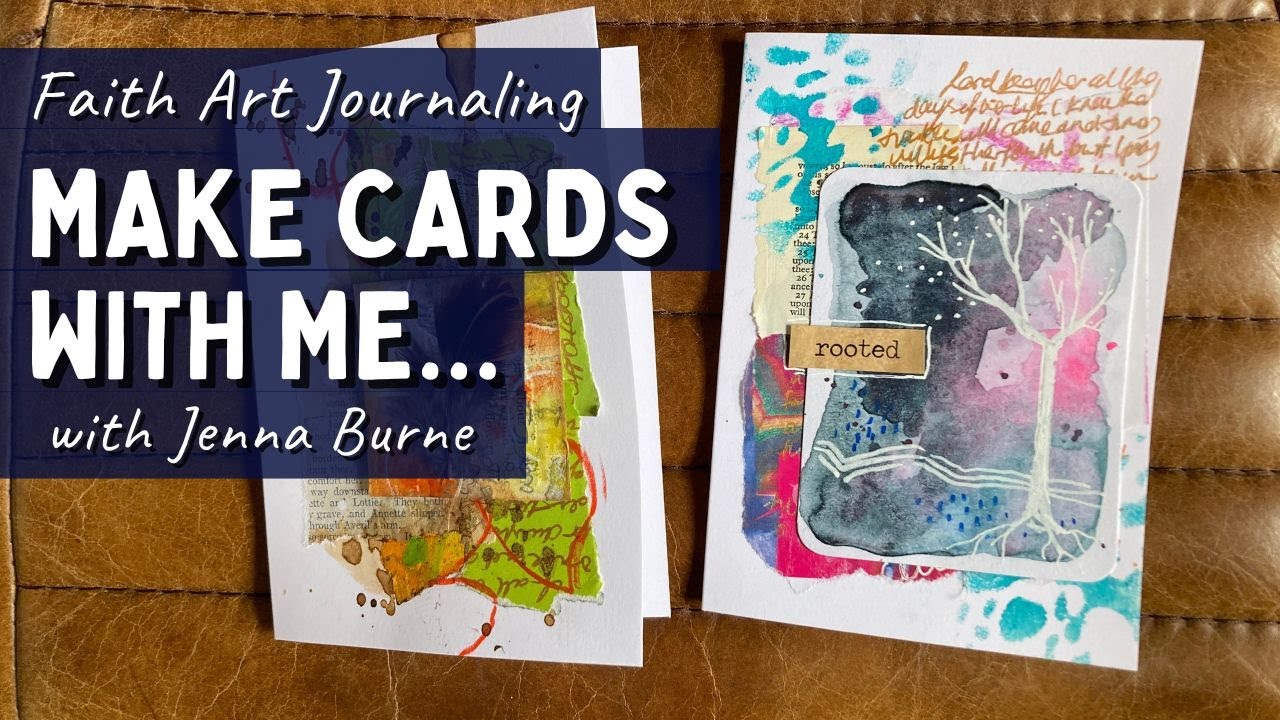 Relaxing card making session - prayer cards for friends and family