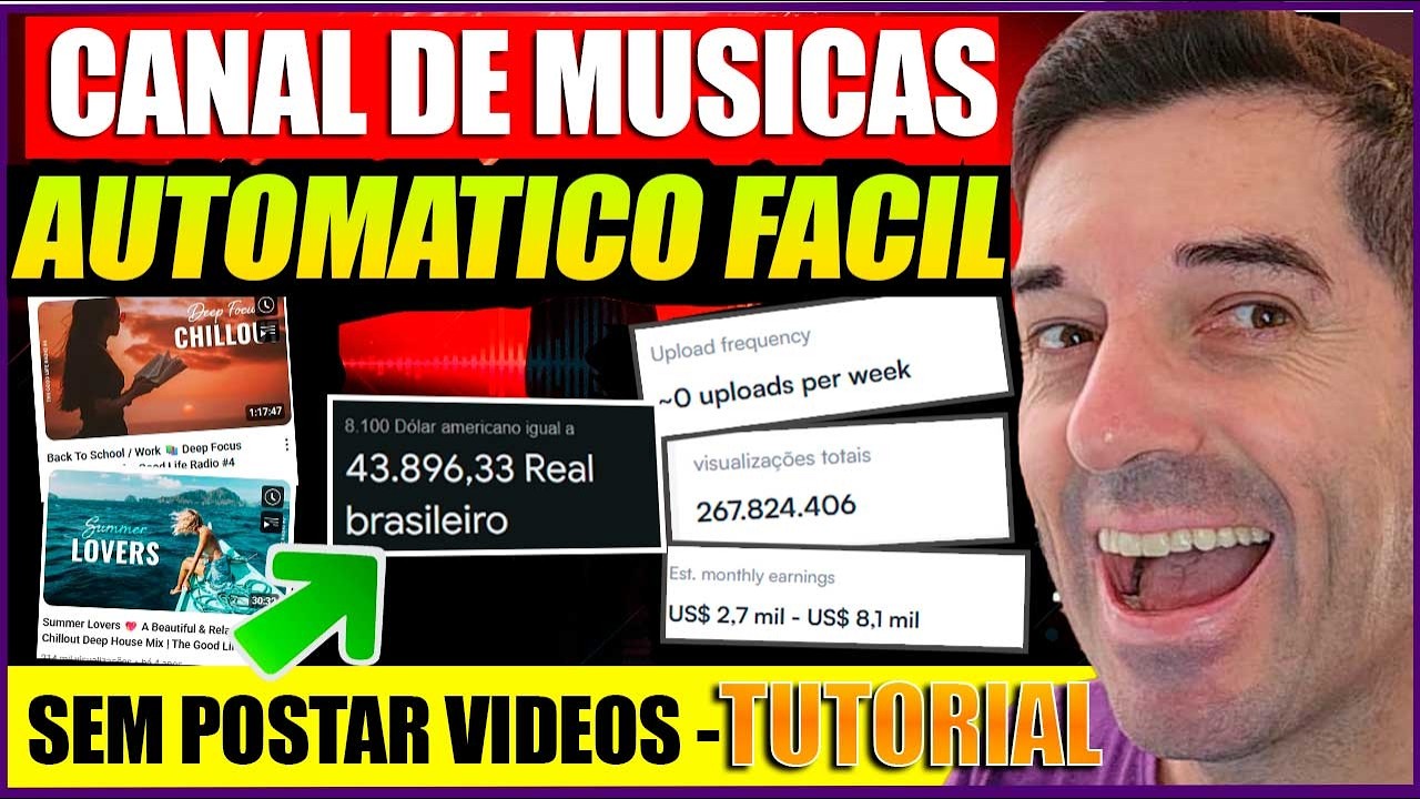 Como fazer live 24 horas youtube musicas e monetizar