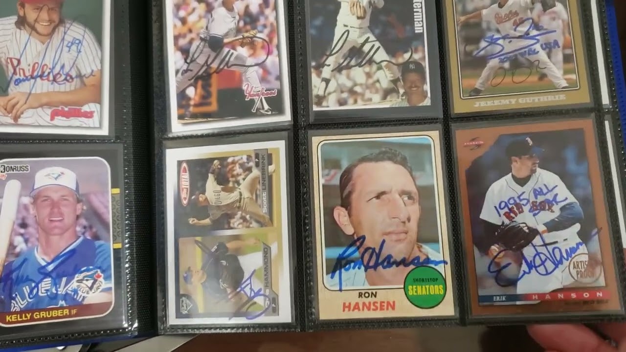 TTM Autograph Purchase! 24 Hall of Fame autographs! Rookie and Vintage Autographs! JimG!