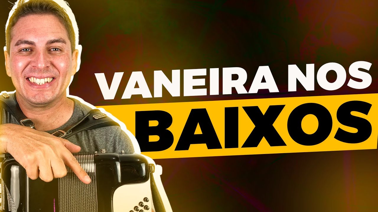 Como Tocar VANEIRA nos Baixos do Acordeon | Fácil e Rápido