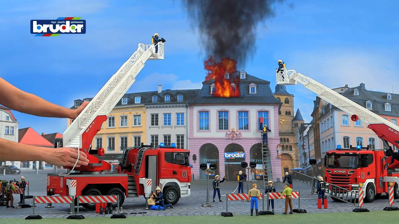 Bentoys.nl - Bruder Scania Brandweerwagen - 03590