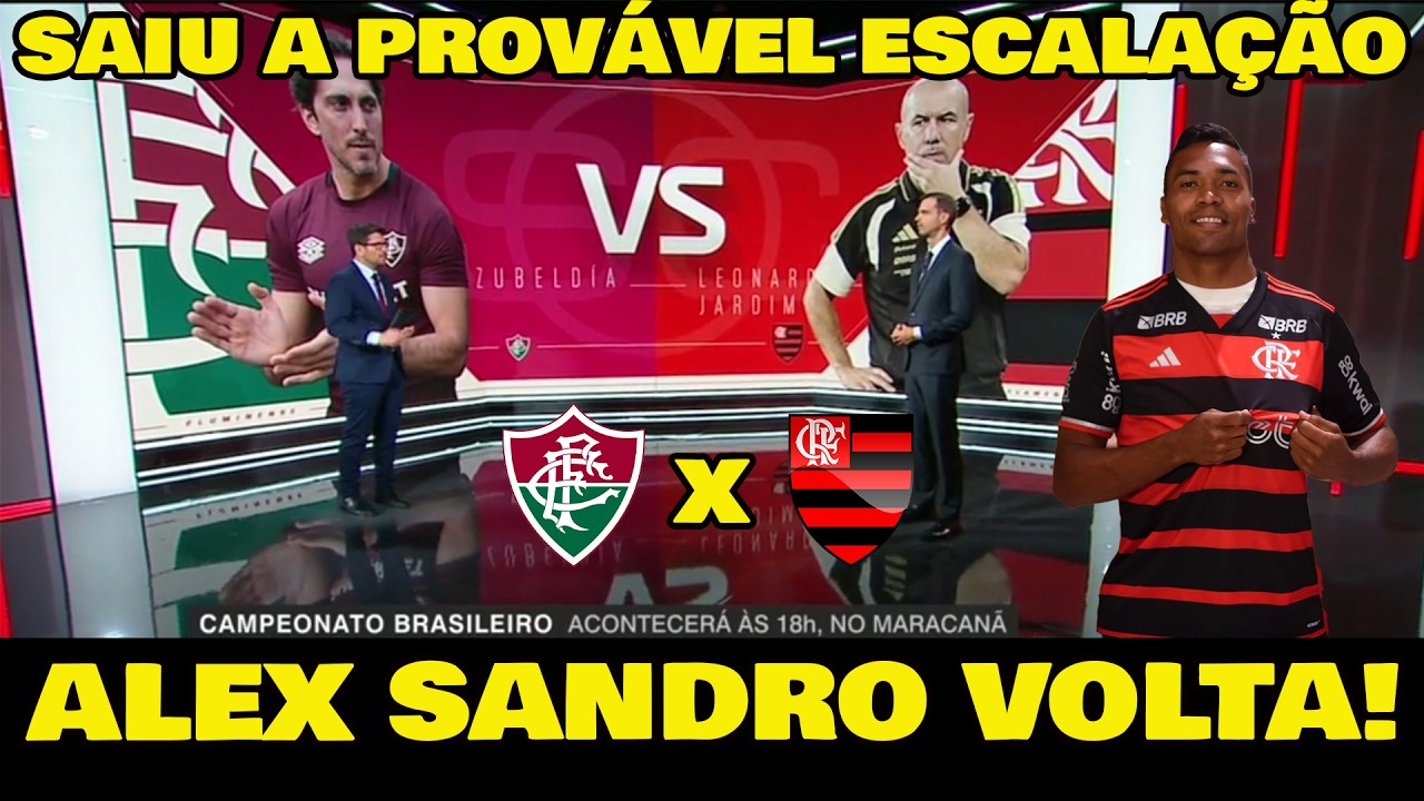 EXCELENTE NOT&Iacute;CIA NO FLAMENGO! TITULAR VOLTA AO TIME NO FLA x FLU!