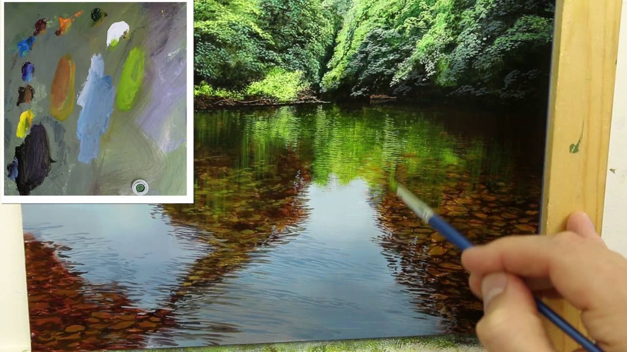 #44 How To Paint A Shallow River | Oil Painting Tutorial