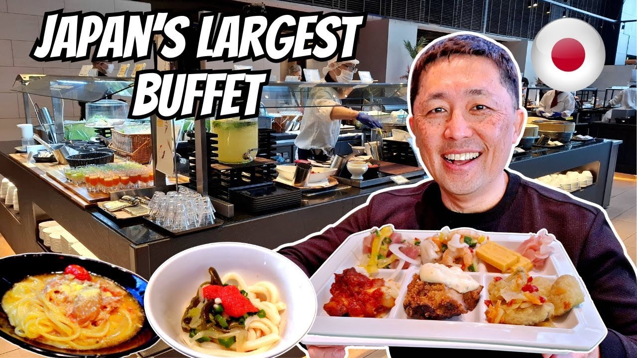 Tokyo's Legendary Buffet 🇯🇵 Japan's Biggest 5 Star Vegas Style JAPANESE ALL YOU CAN EAT BUFFET