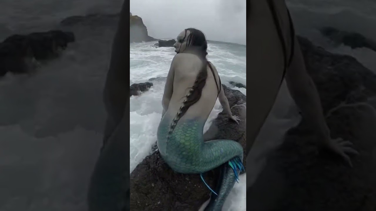 Real Mermaid Spotted on Camera in the Ocean? 😱🧜&zwj;♀️ #shorts
