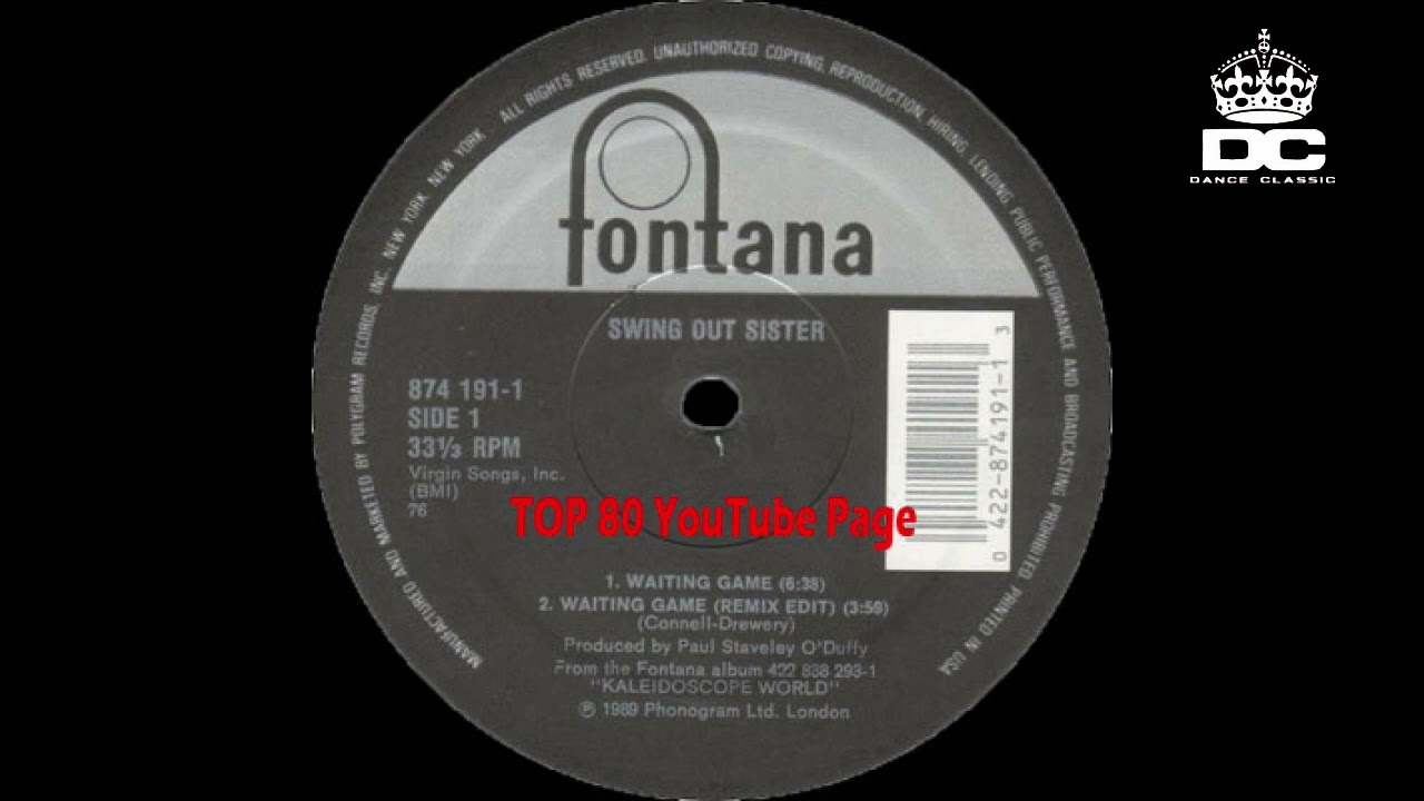 Swing Out Sister - Waiting Game (Extended Version)