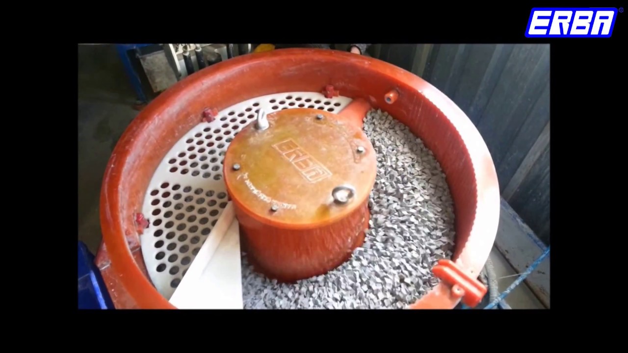 Erba Çanak Tip Vibrasyonlu Yüzey İşlem ve Çapak Alma - Circular Vibratory Surface Mass Finishing