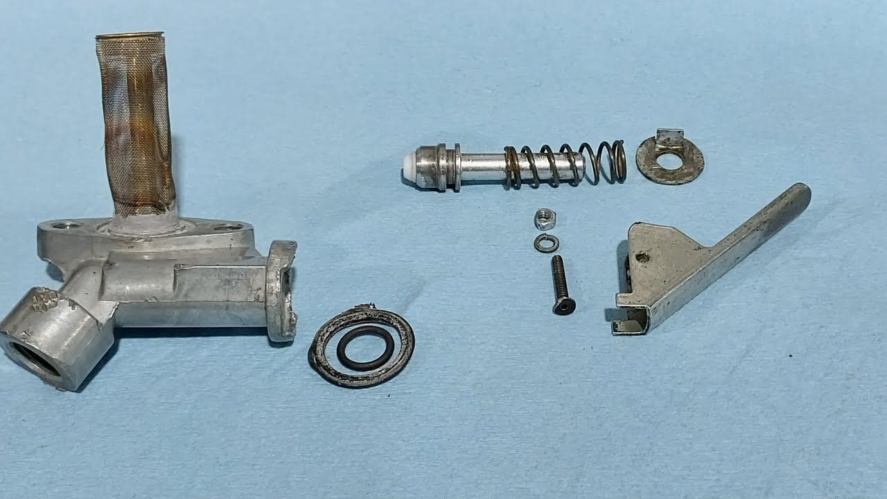 Ford 4000 Tractor Lever Type Fuel Shutoff Valve - repair / rebuild / reinstall.