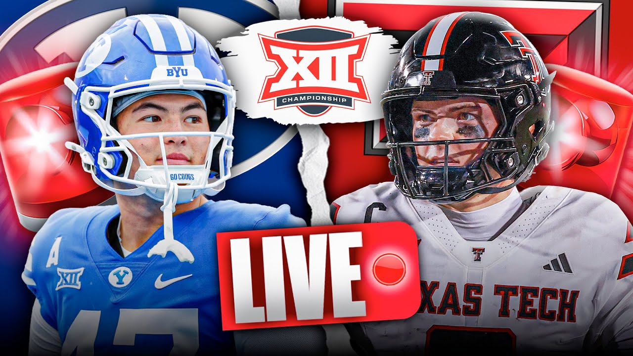 Texas Tech vs BYU LIVE | Big 12 Championship SHOWDOWN | Pregame Show Preview & Predictions ✅