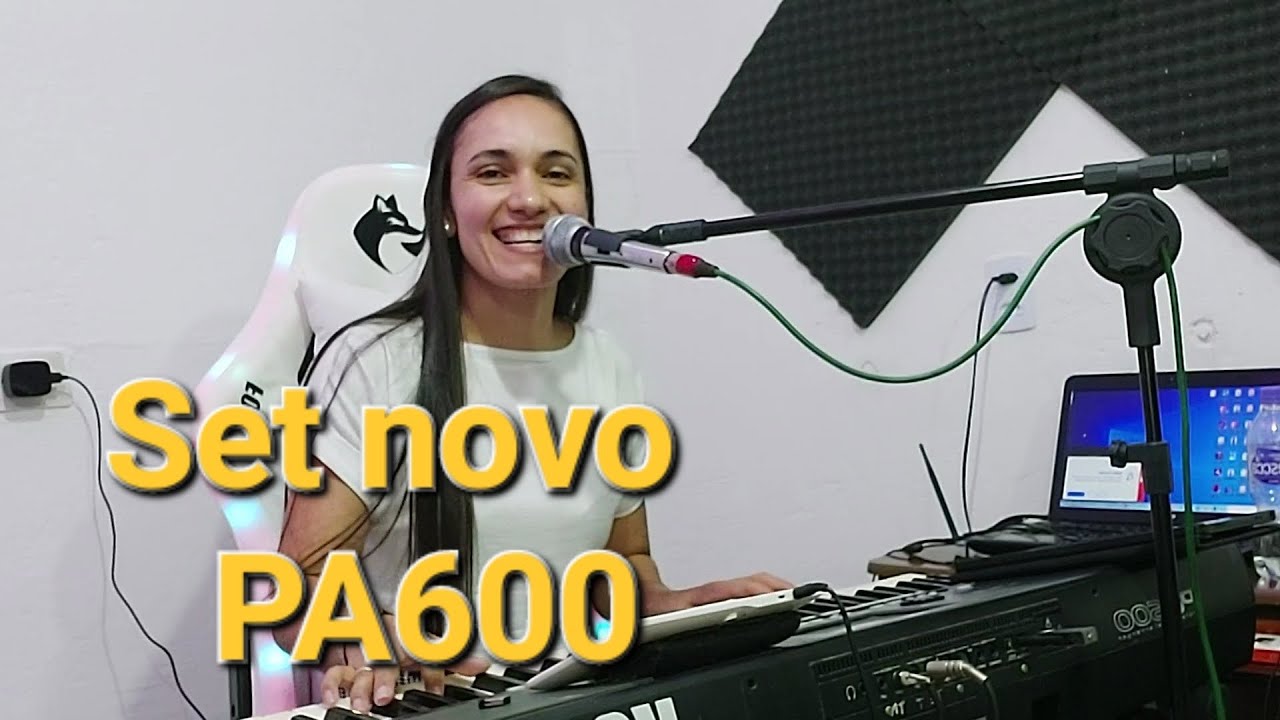 Mostrando novo SET para o PA 600 da Korg