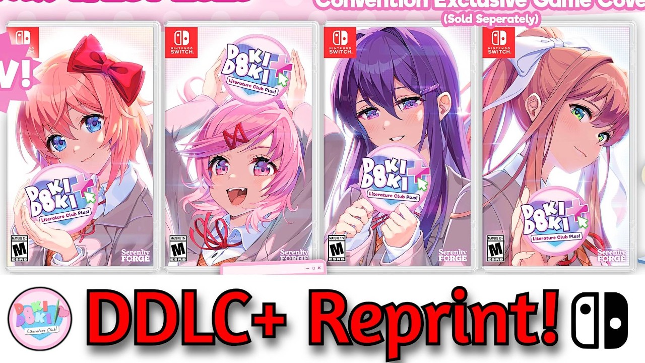 DDLC at PAX West 2025! 🎉 Exclusive Merch + New Nintendo Switch Physical Reprint!