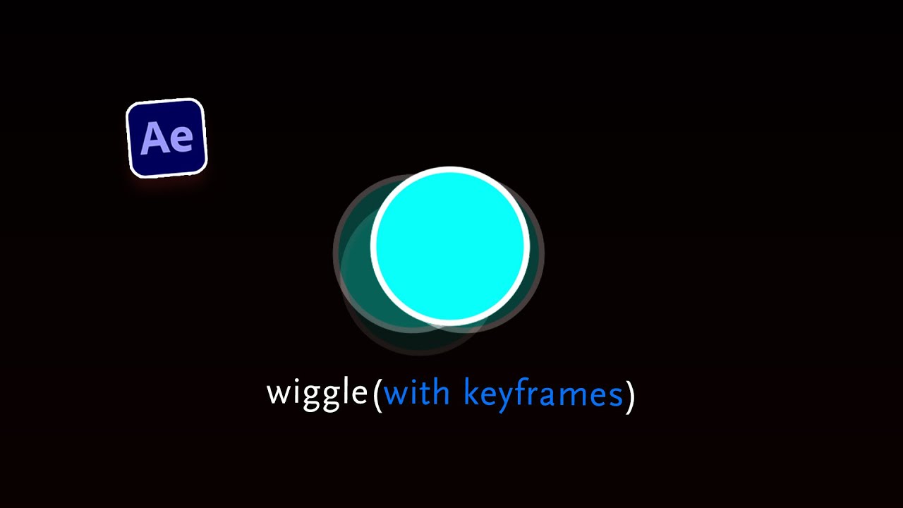 How To Control Wiggle Expressions with Keyframes In After Effects CC