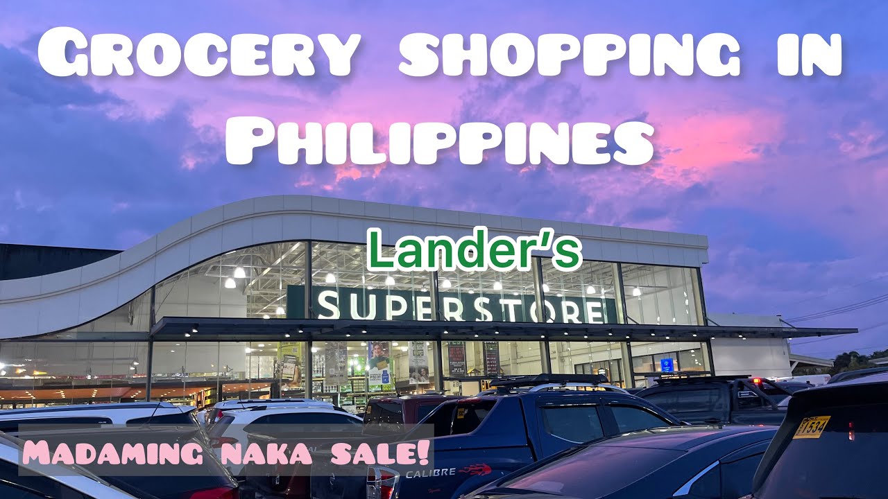 Relaxing grocery shopping in philippines
