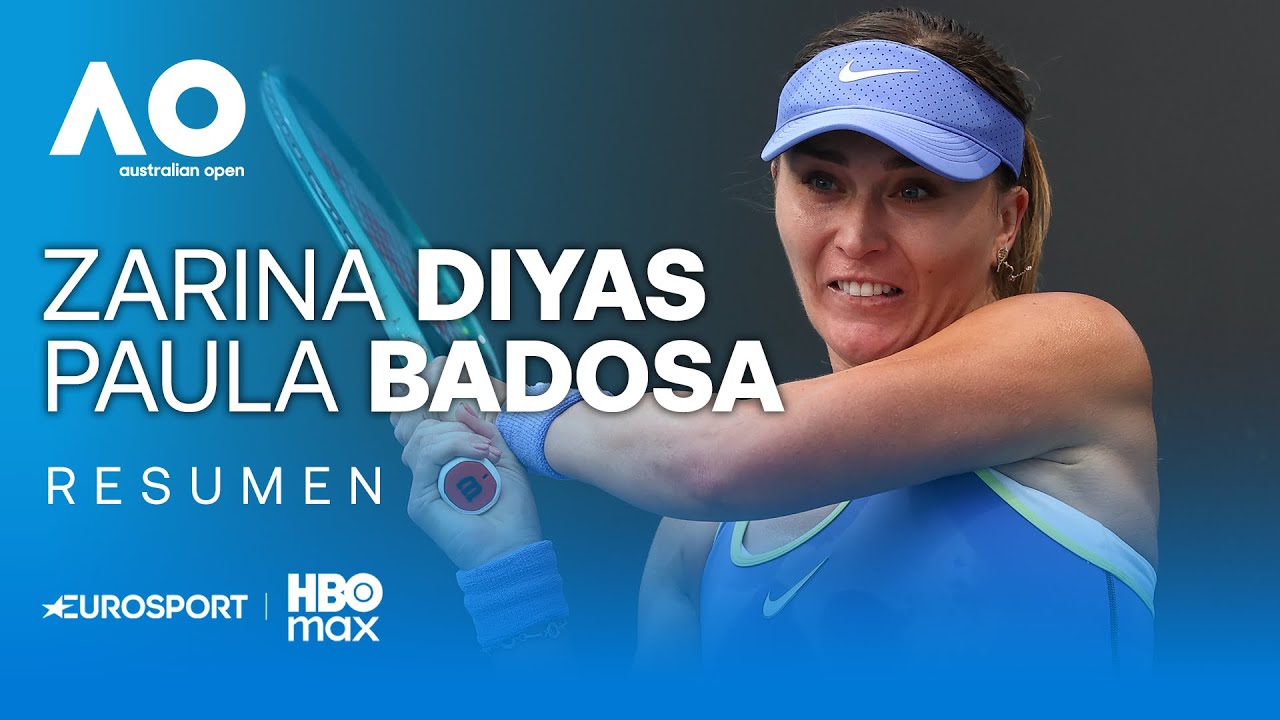 VÍDEO RESUMEN | Debut sobresaliente de Paula Badosa ante Zarina Diyas | Open de Australia