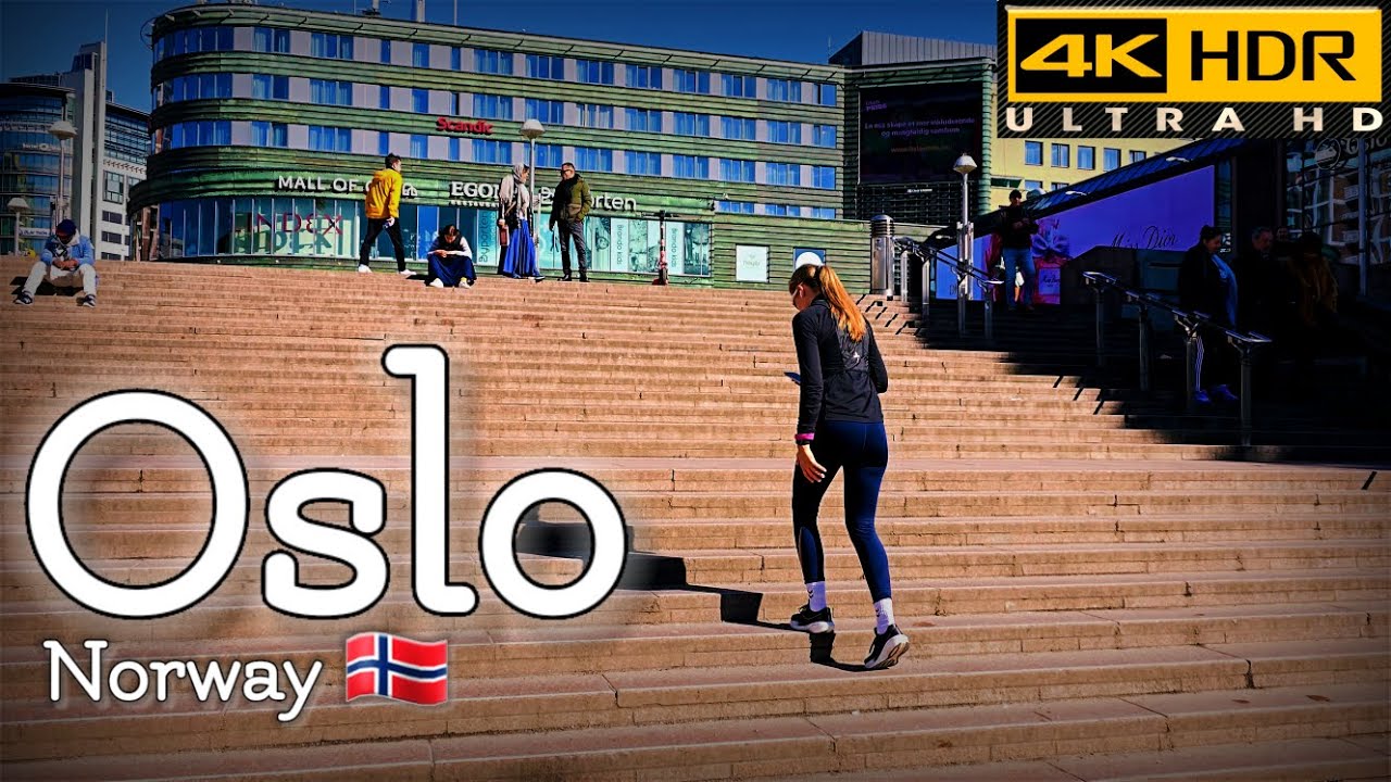 👣Walk with Me in Oslo | City Center | 4K HDR | April 2024👣