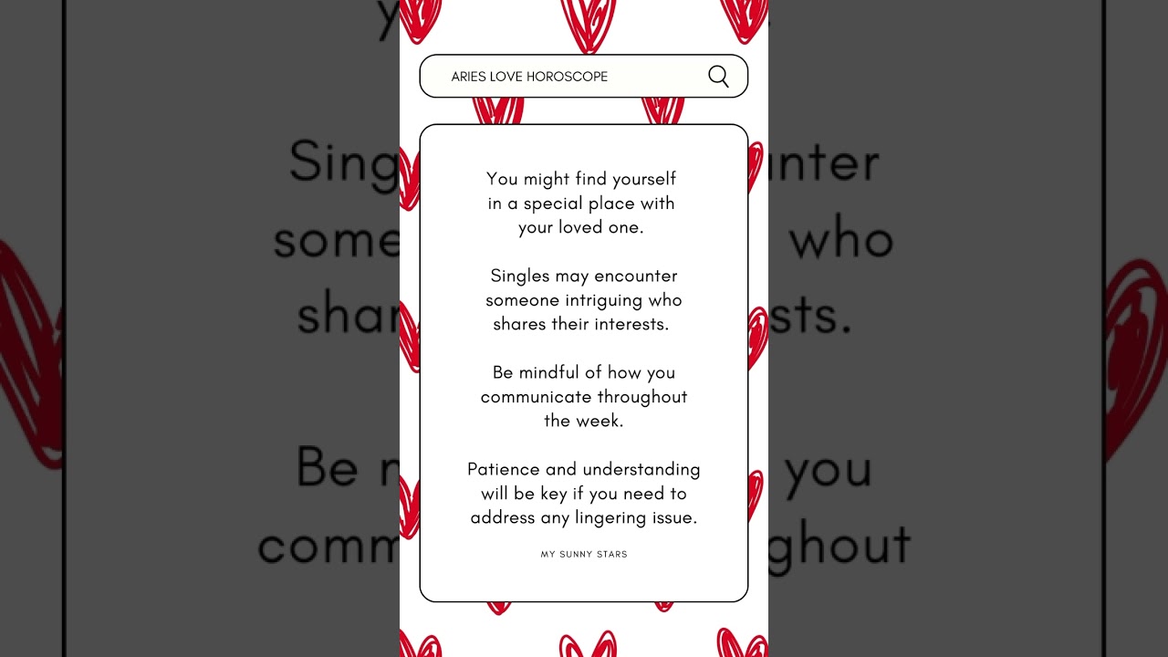 #love #horoscope 2nd week of July 2024 #aries #arieshoroscope #weeklyhoroscope