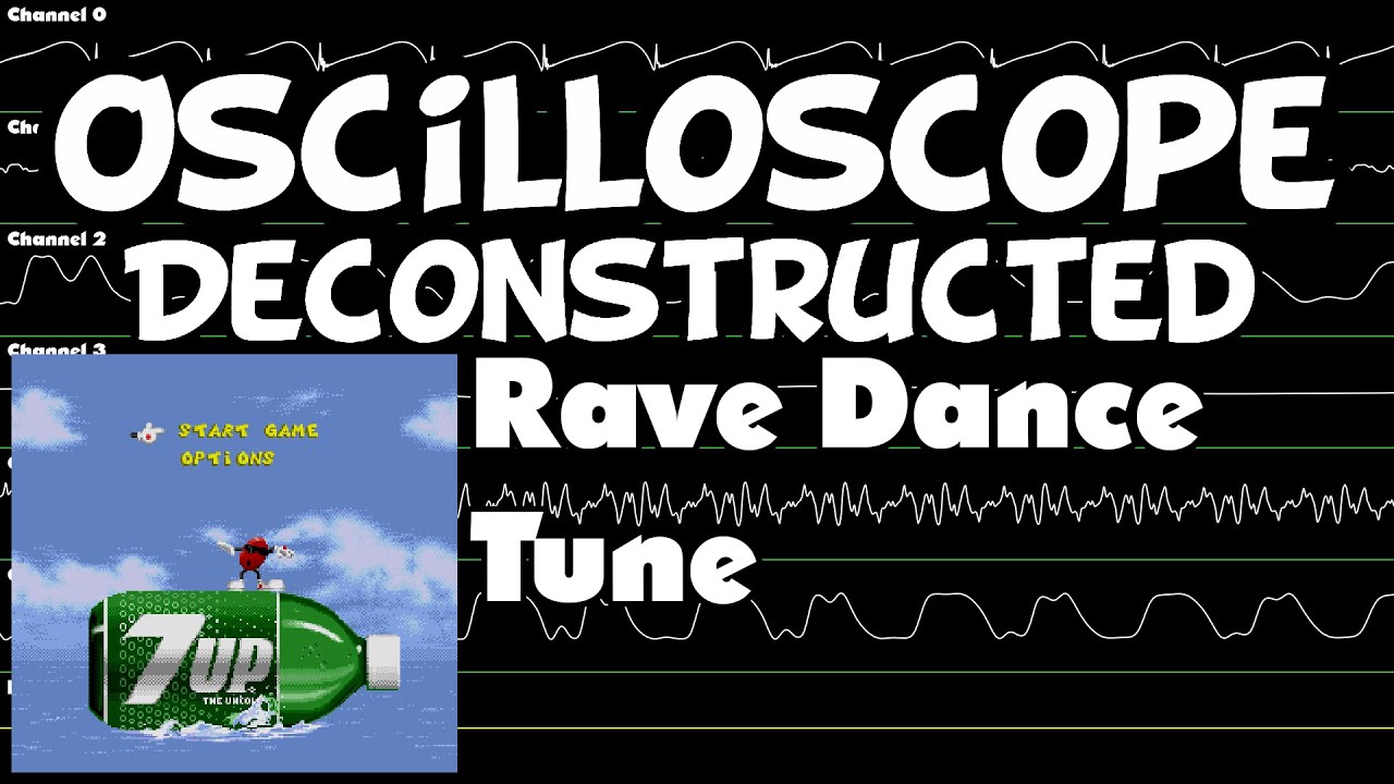 Cool Spot - Rave Dance Tune (bonus stage) - Oscilloscope Deconstruction