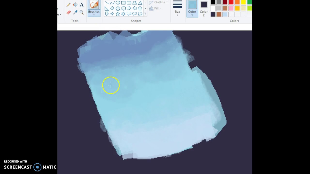 How to blend in MS Paint!!!