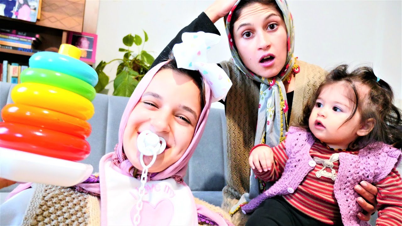 Kız oyunları. Fındık ailesi. Asiye Defne gibi bebek olmak istiyor